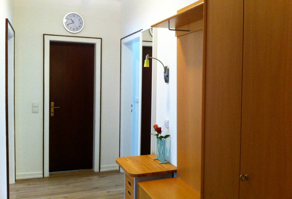 Flur mit Garderobe