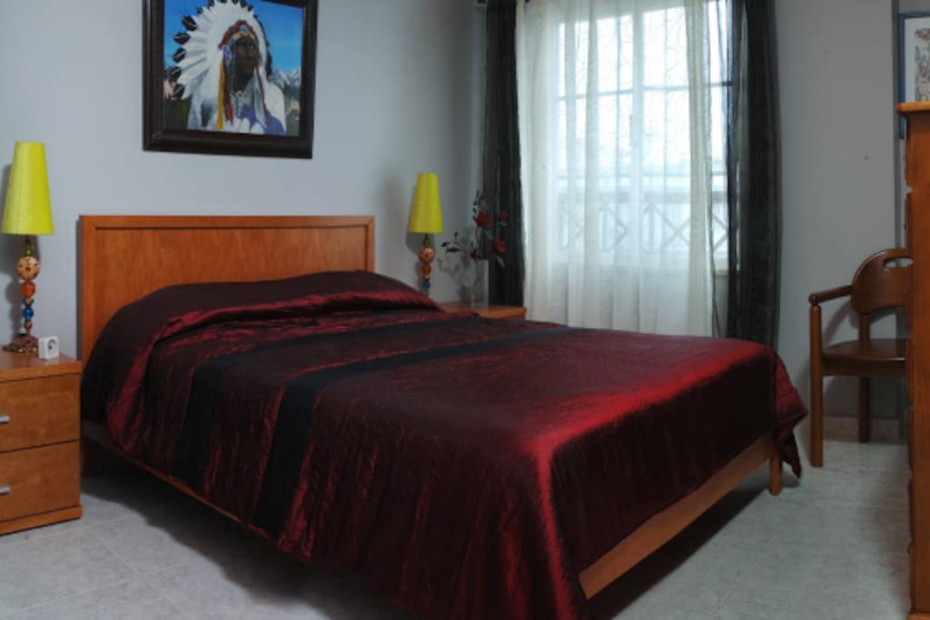 spacious sleeping room.