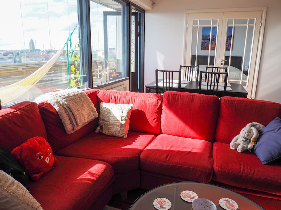 Comfy couch corner