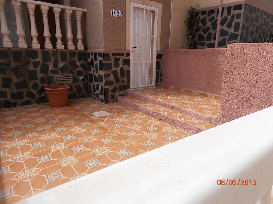 Ground floor terrace