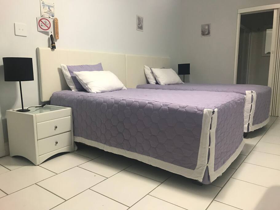 Comfortable Twin beds, and camp-cot available on request!
