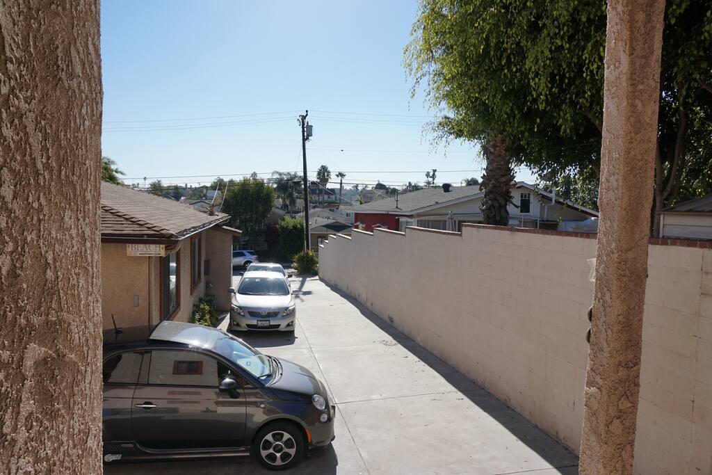 View from the front door