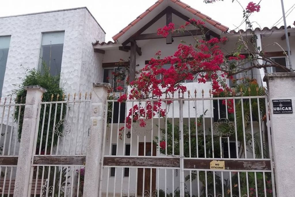 Fachada de la casa