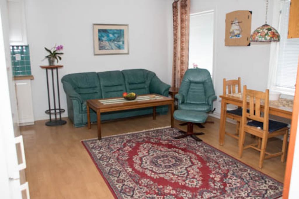 spacious dining room