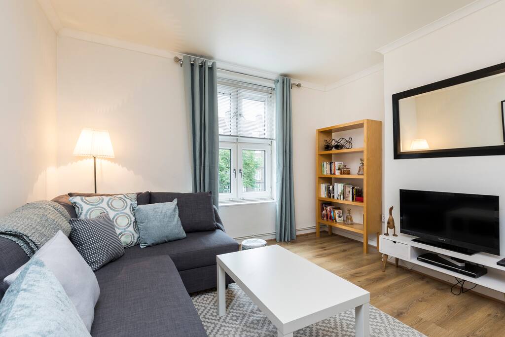 The comfortable living area where you can kick back and relax.