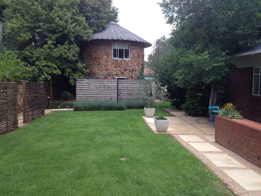 Front view of cottage