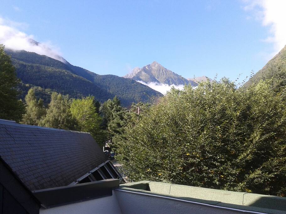 vue de la terrasse du salon