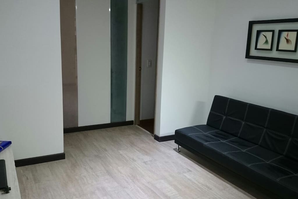 Sala. vista sofá cama.