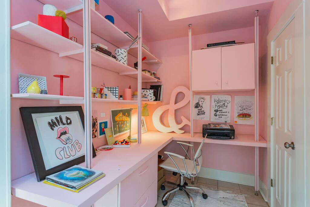 Need to work on your trip? Feel free to use my office...filled with lots of inspiration!