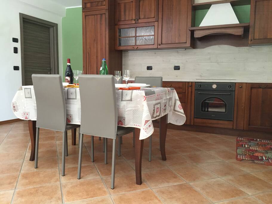 cucina e sala da pranzo