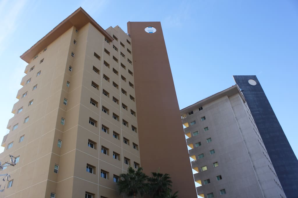 The apartment is located on Tower 1. On the second floor.