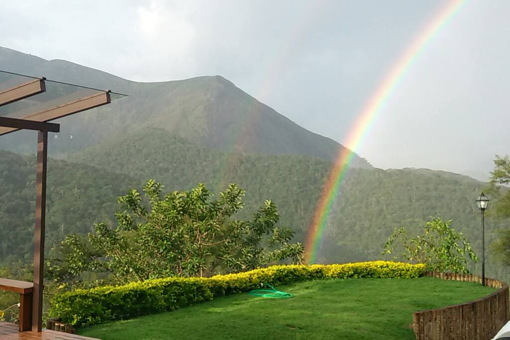 Vista do jardim