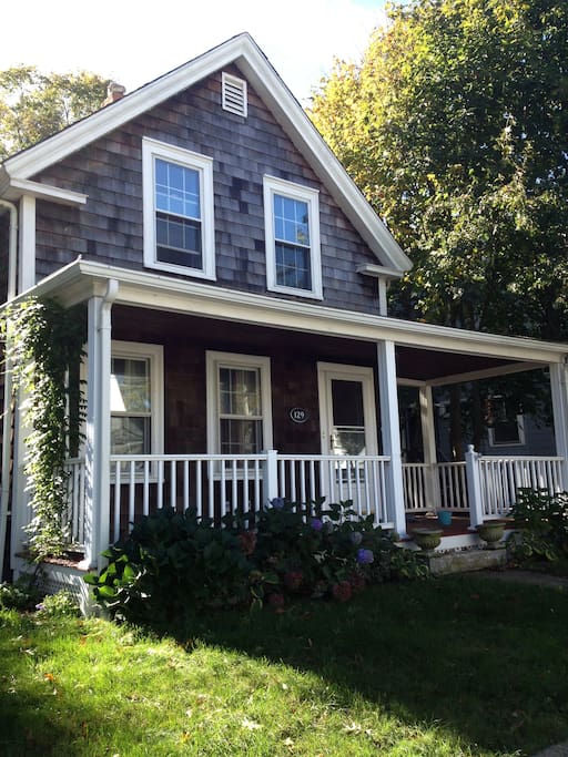 Cedar shingled New England style home awaits you!