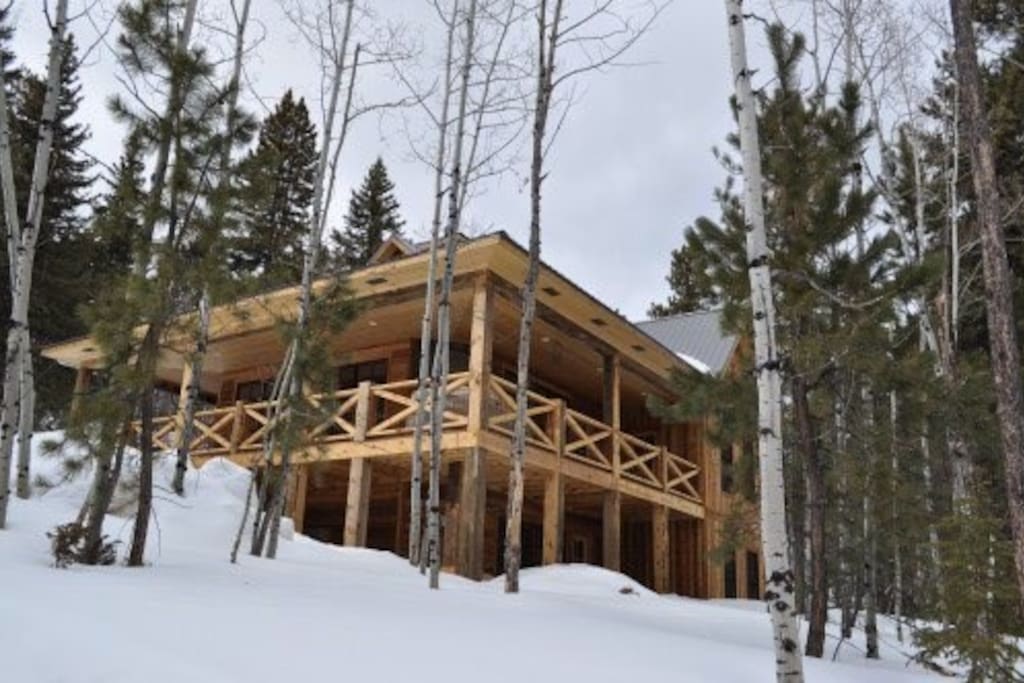 In the winter enjoy snowmobiling, skiing at Deer Mountain and Mystic Mountain, snow shoeing, and just relaxing by the fireplace.