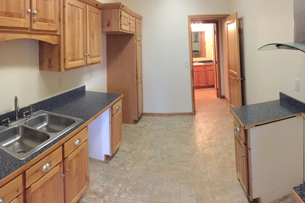 Kitchen will be equipped with full appliances and everything you will need for normal living.