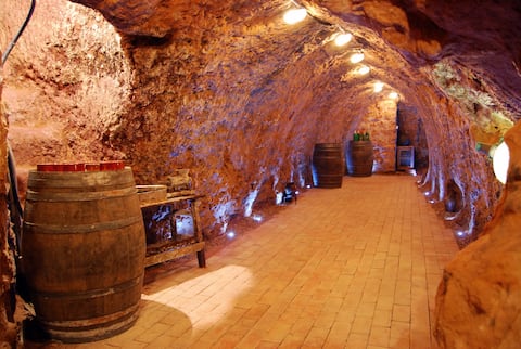 In the center, a home for tourist use