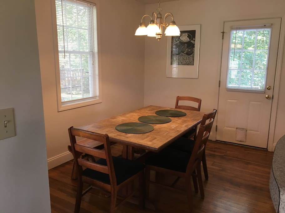 Dining table with plenty of seating
