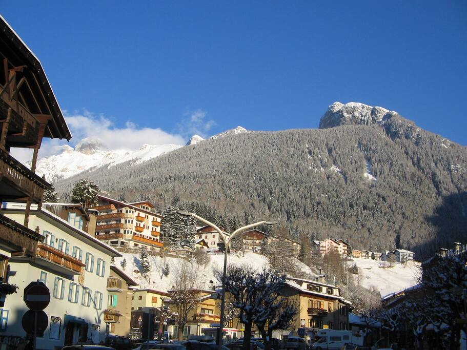 Il Piz Meda innevato
