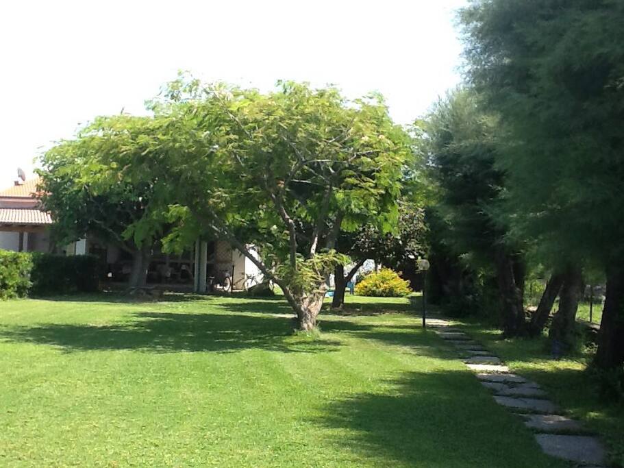 Giardino vista casa