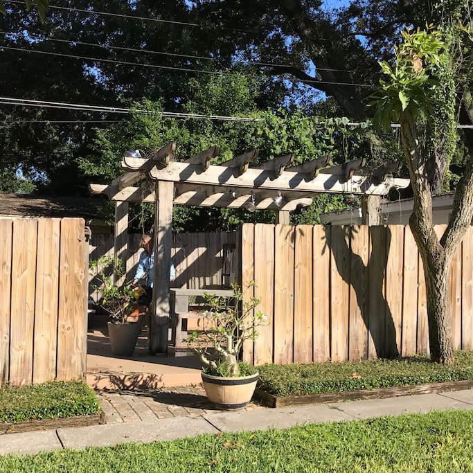 Take a break an in joy the Florida weather. A place to have your morning coffee and relax read a book.