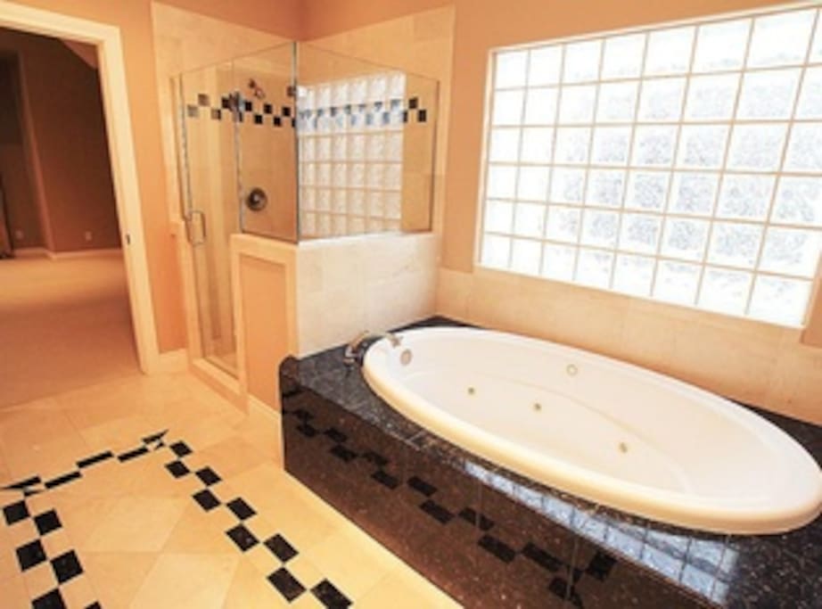 Master Bathroom w/ Jacuzzi Bathtub