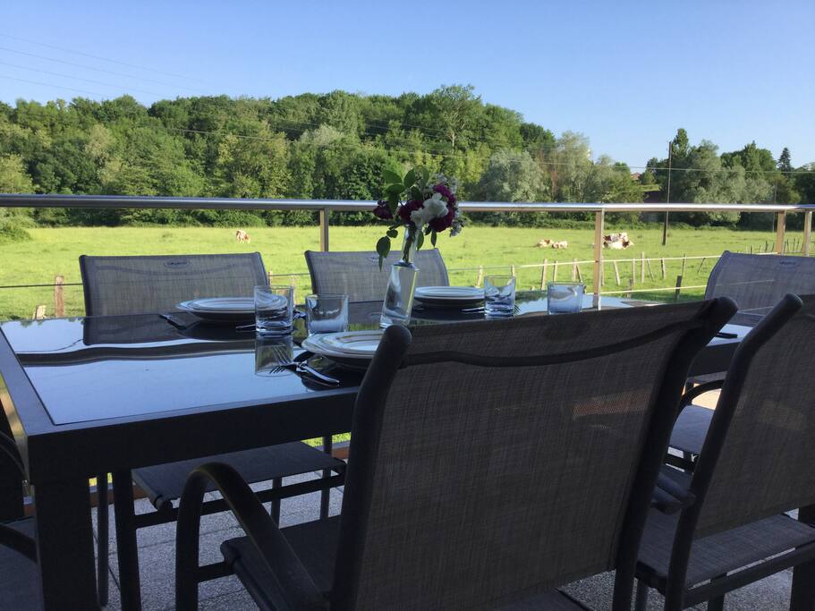 vue depuis la terrasse