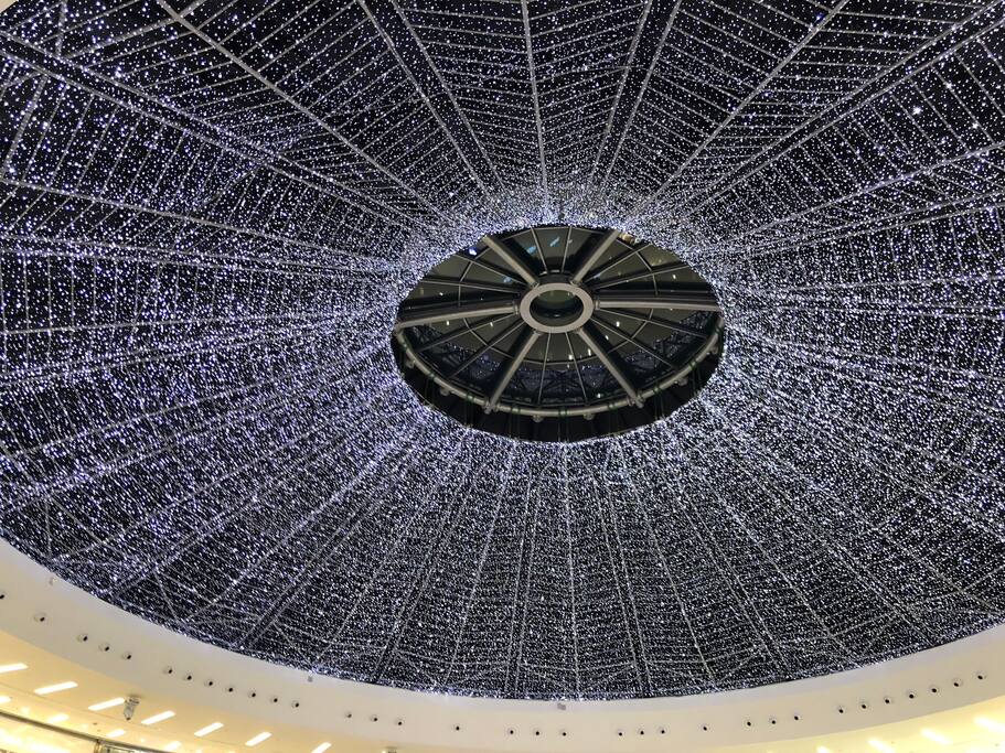 Dont worry Alien hasn't invaded us YET!!! hehe.. its a supe amazing Marina mall which is at walking distance.