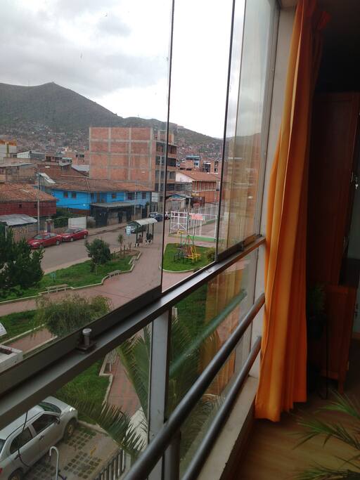 linda vista hacia áreas verdes