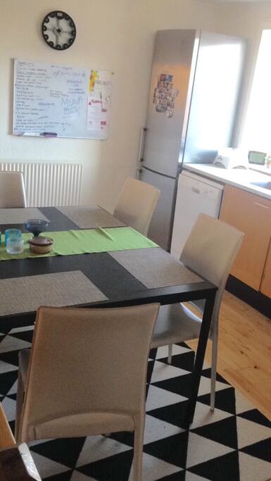 Part of the kitchen area