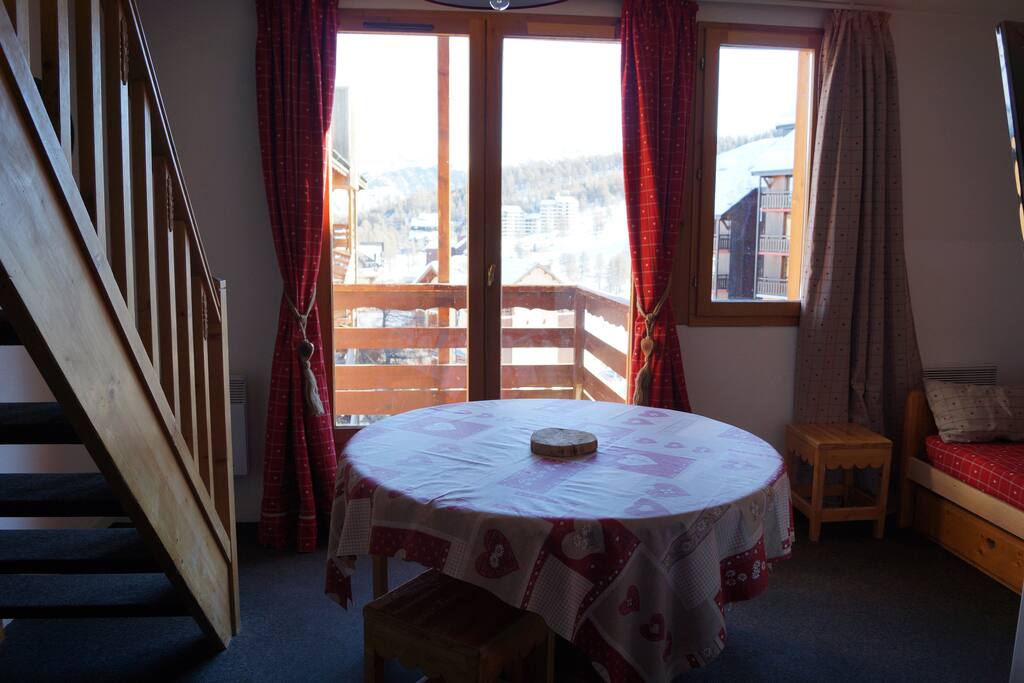 The same view as before, but from the main room.