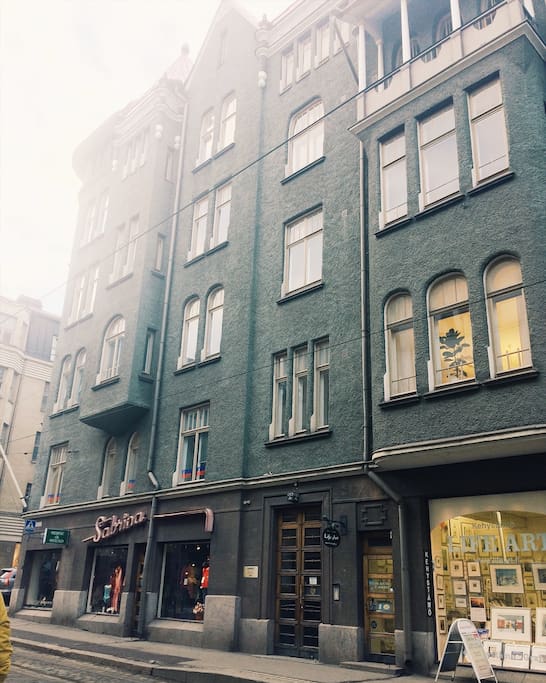 The building