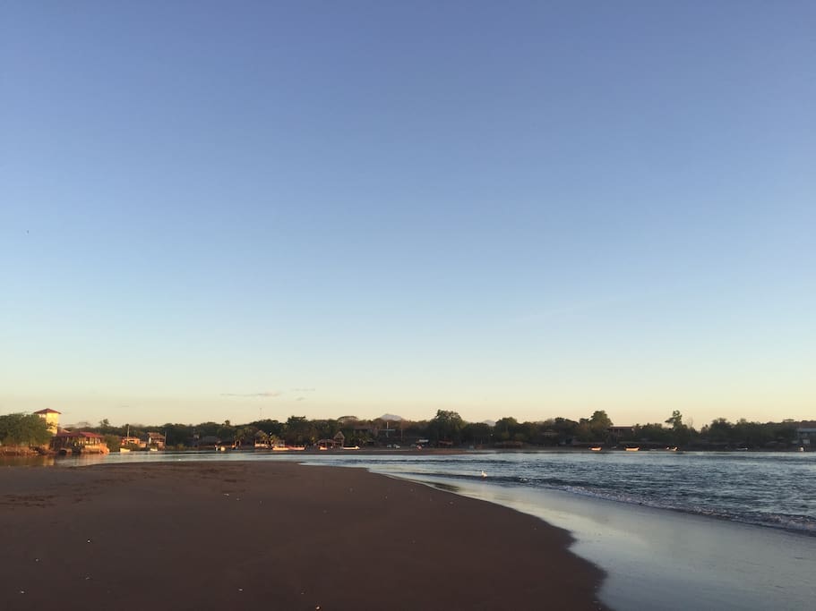 Las Peñitas at sunrise