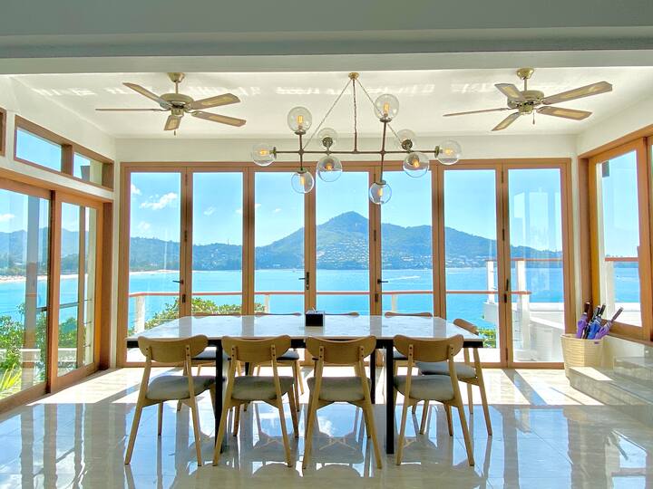 The dining area 