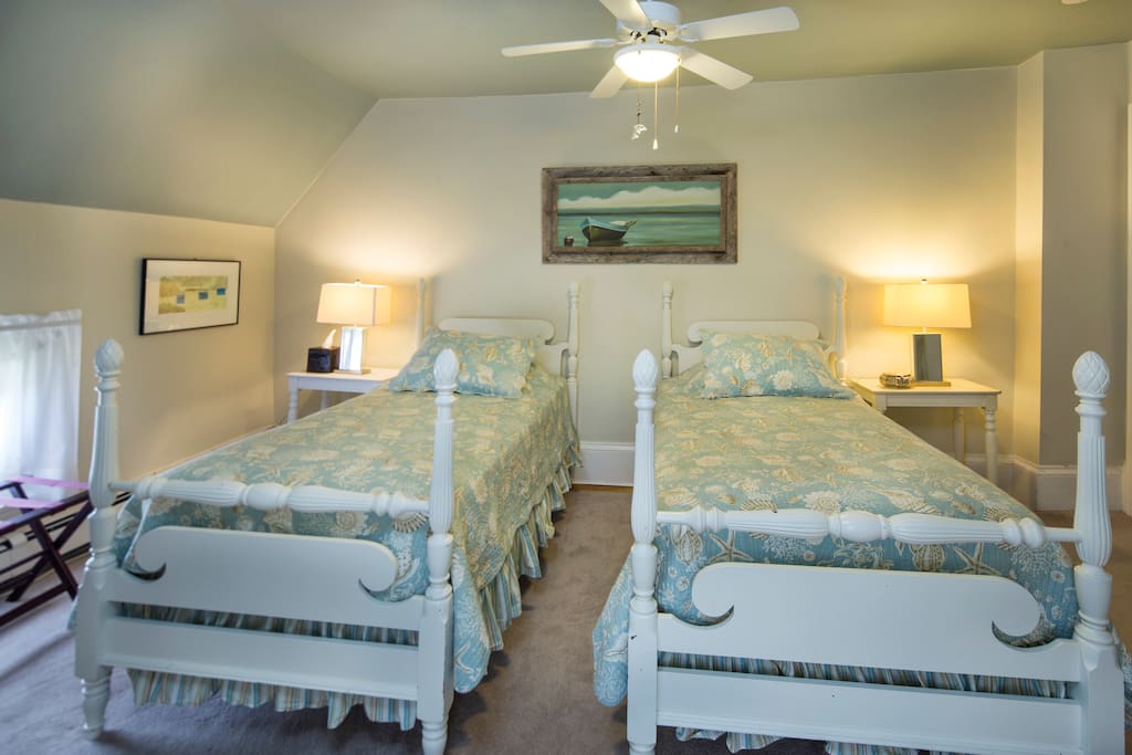 Spacious and comfortable space with crisp linens.