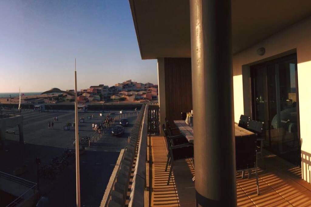 Large balcony