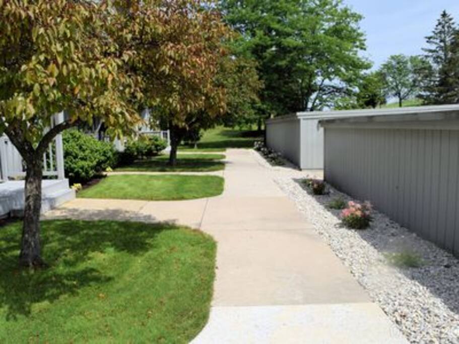 Entry Walkway From Parking Area
