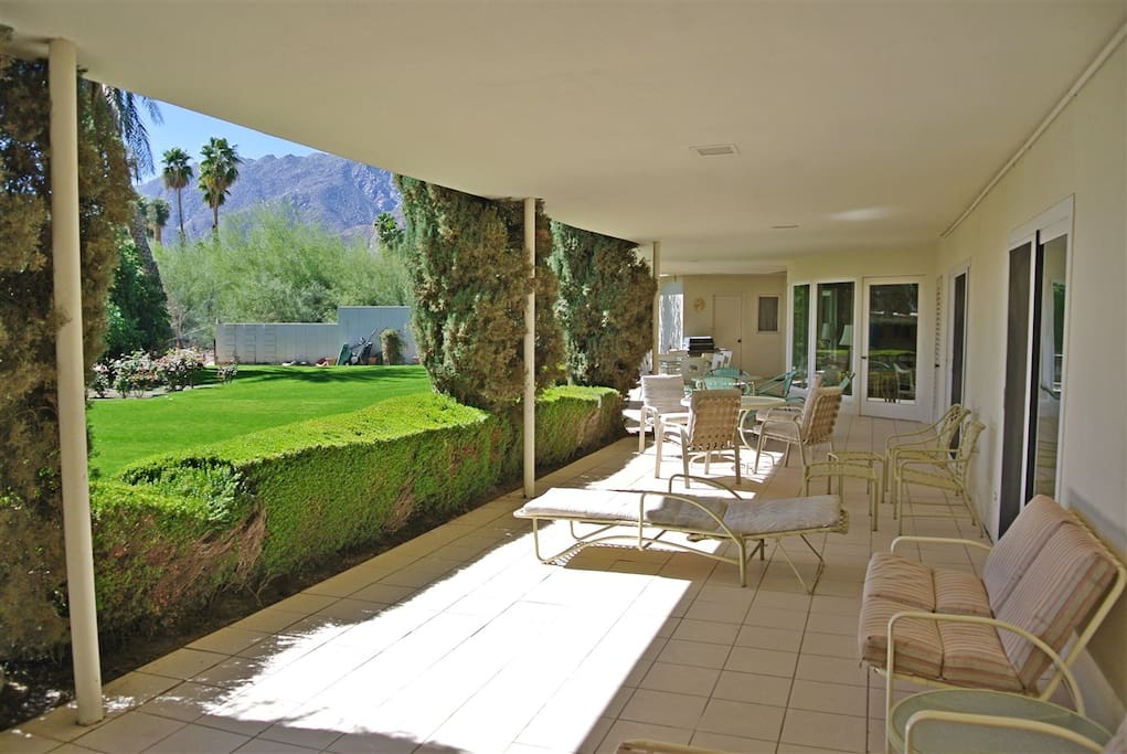 Large covered porch