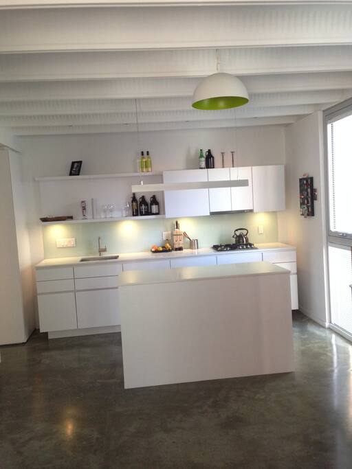 Fully stocked kitchen