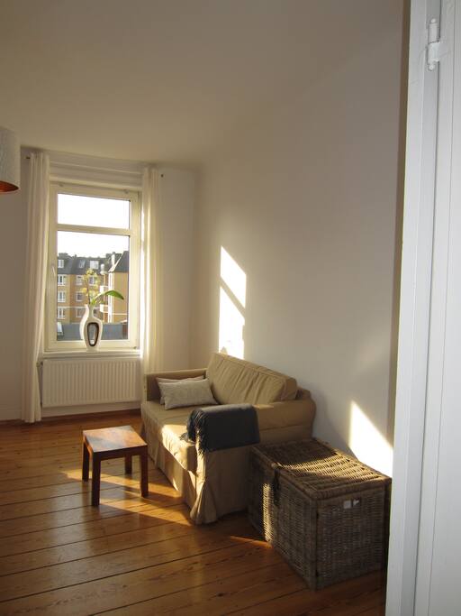 Schlafsofa, für bis zu 2 Personen.