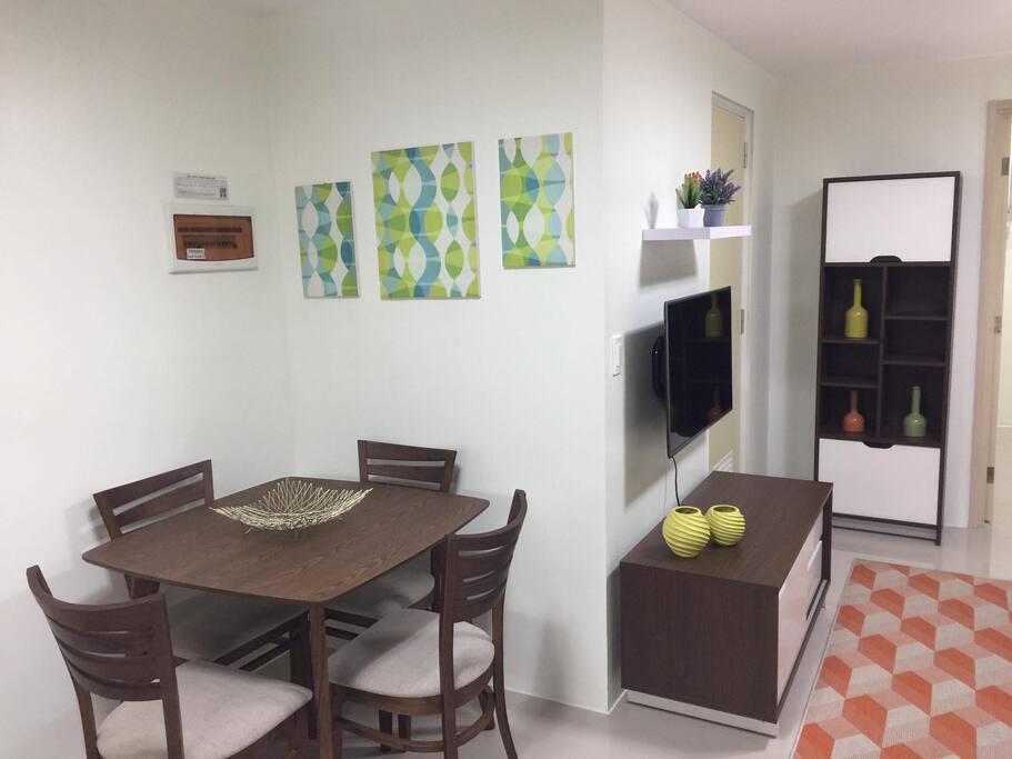 Spacious dining area