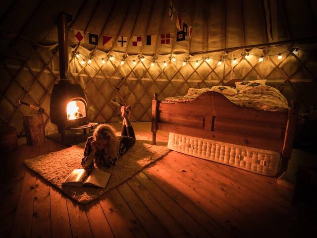 Tobermory Yurt on cheese farm