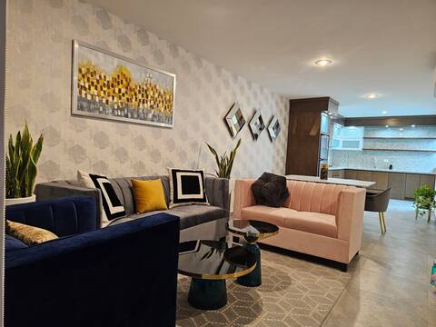 Beautiful house with a bedroom downstairs in private