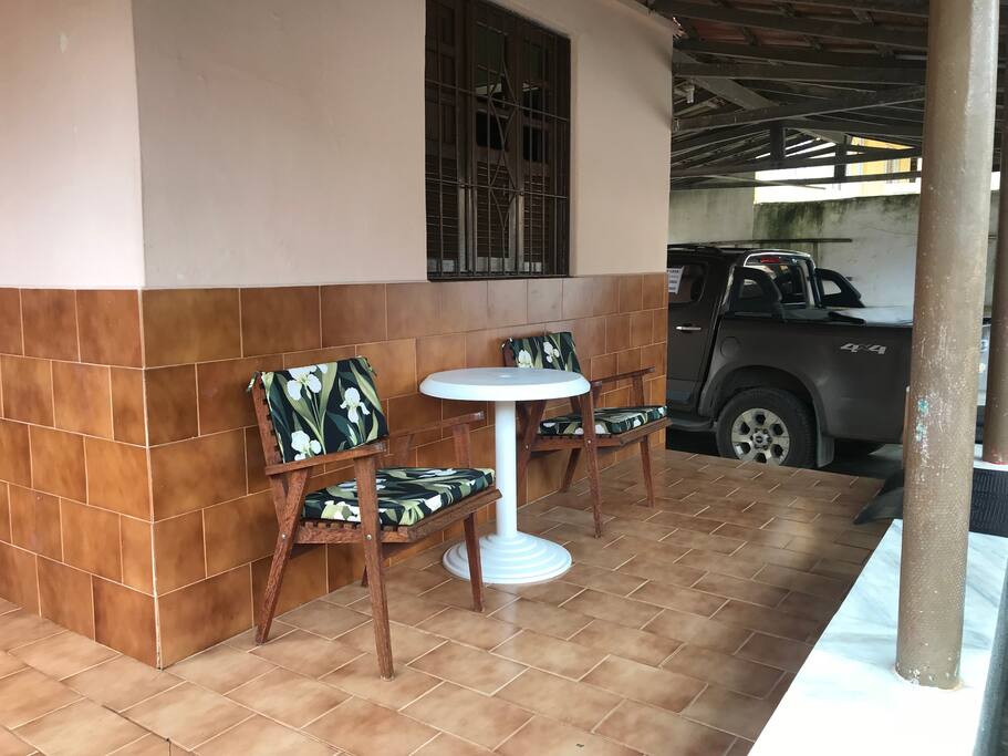 Varanda da frente da casa