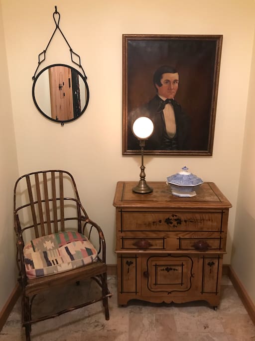 The entry foyer sets the tone