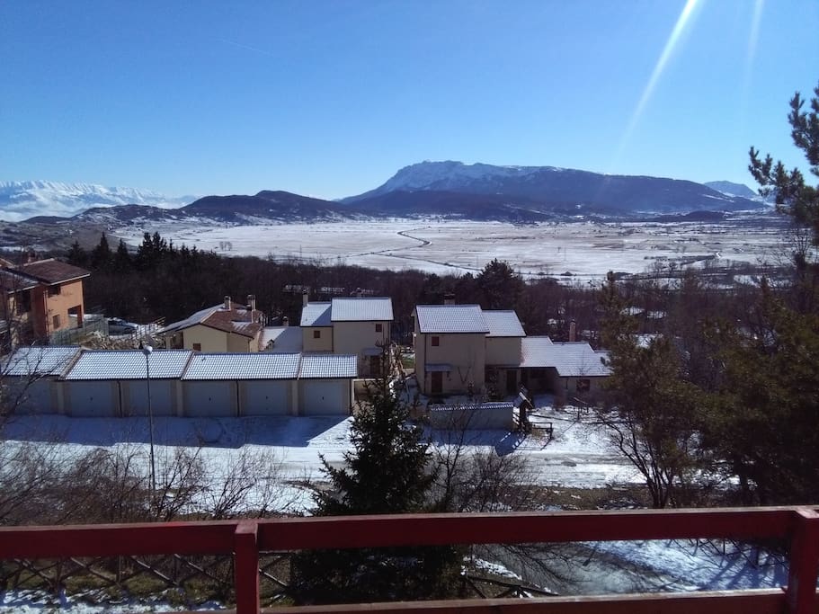 Vista dal terrazzo - Monte SIrente