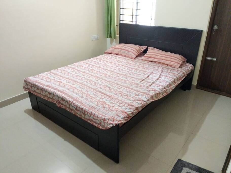 Your bedroom with Queen size bed