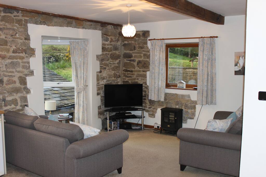 Spacious living area to relax.