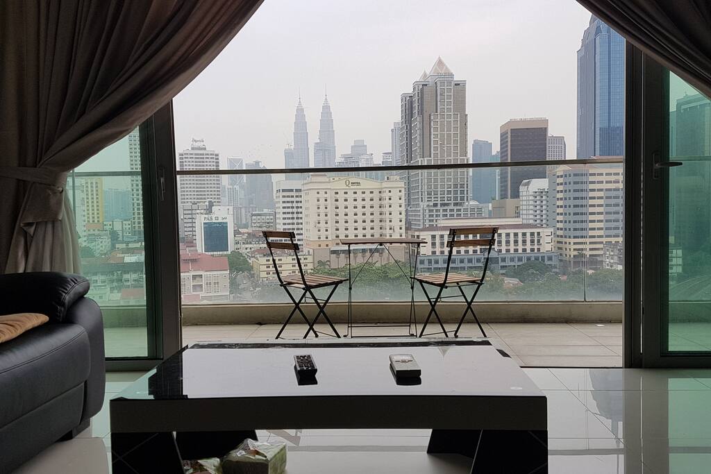 view from living room