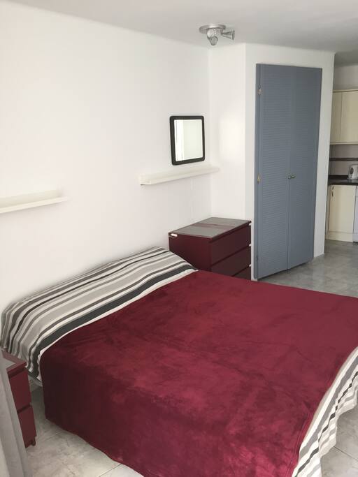 Bed from door