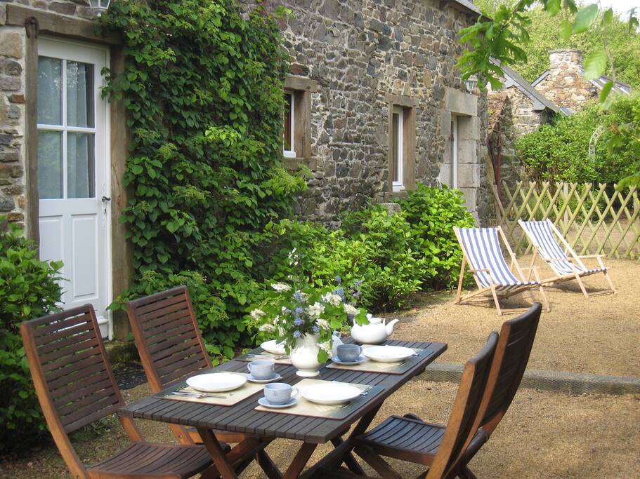La terrasse ensoleillée